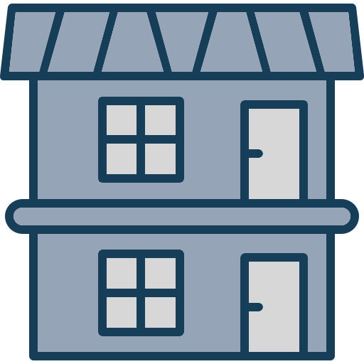 Two storey Generic color lineal-color icon