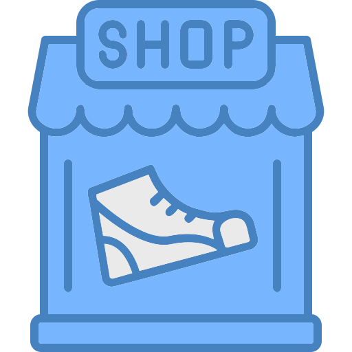 magasin de chaussures Generic color lineal-color Icône