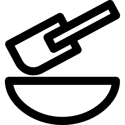 fabrication de pâte Curved Lineal Icône
