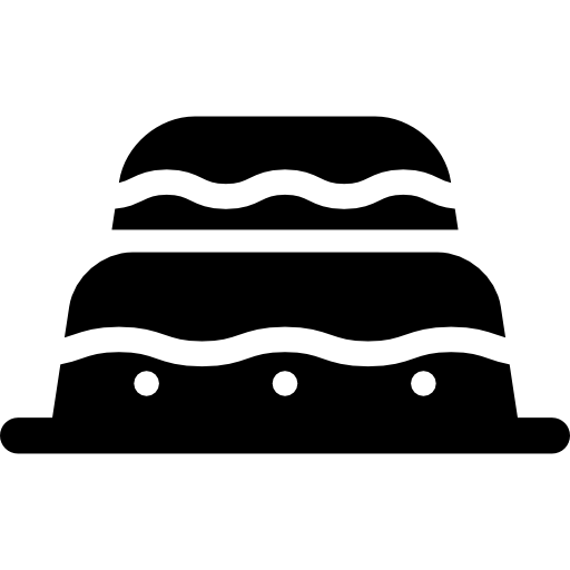 Cake Curved Fill icon