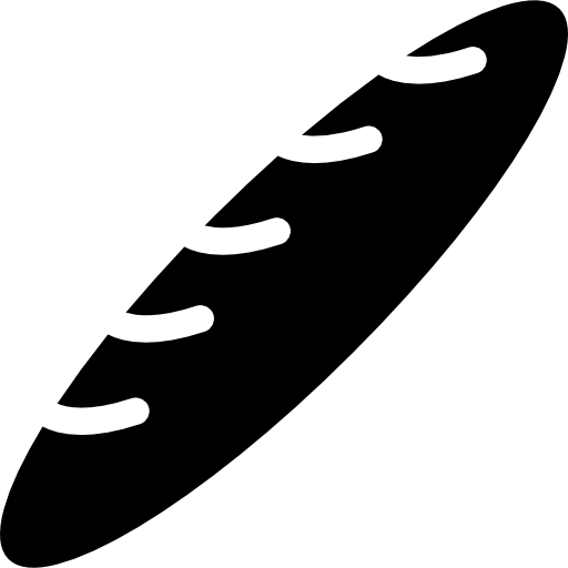 Baguette Curved Fill icon