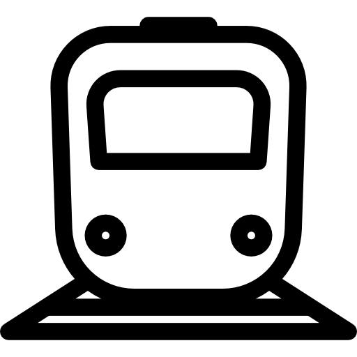 signe de métro Basic Rounded Lineal Icône