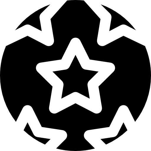 Мяч со звездами  иконка