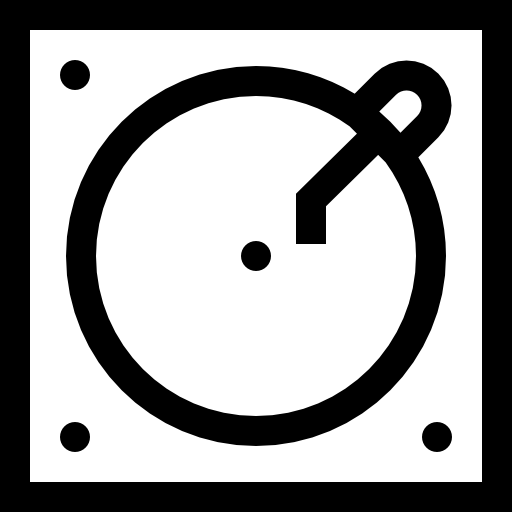 giradischi Basic Straight Lineal icona