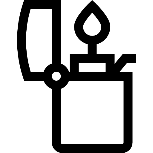 encendedor Basic Straight Lineal icono