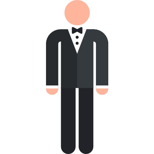 Rich man Pictograms Colour icon