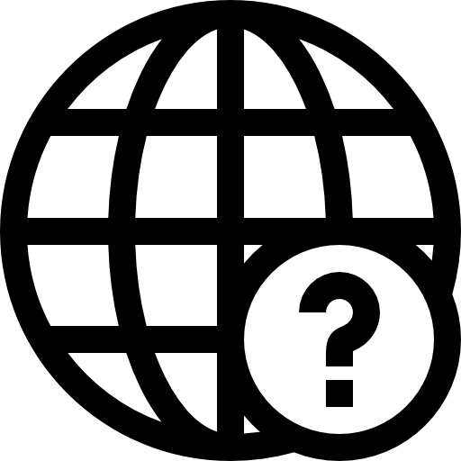 globo terrestre Basic Straight Lineal icona