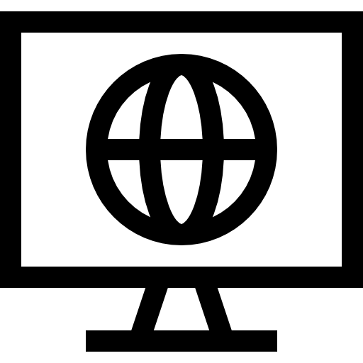 monitor Basic Straight Lineal icoon