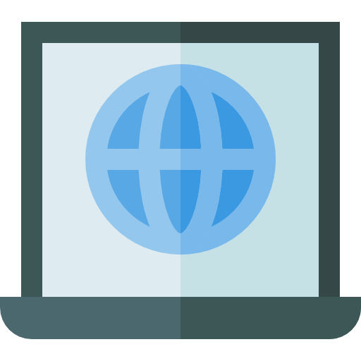internet Basic Straight Flat icona