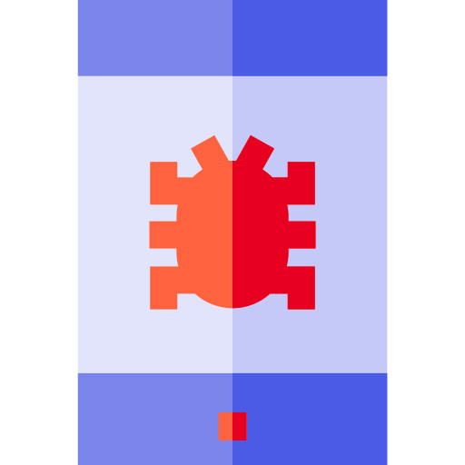 ウイルス Basic Straight Flat icon