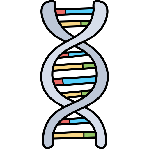 ДНК Hand Drawn Color иконка