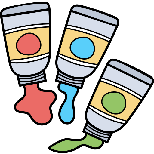 Ölgemälde Hand Drawn Color icon