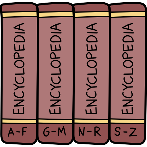 enciclopedia Hand Drawn Color icono