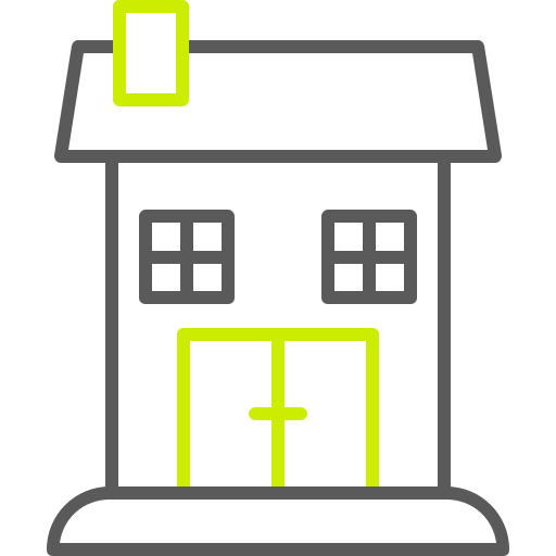 dom Generic color outline ikona