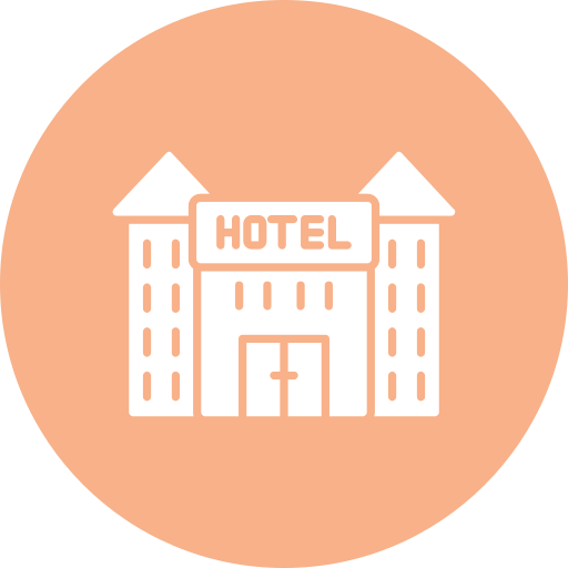hotel Generic color fill ikona