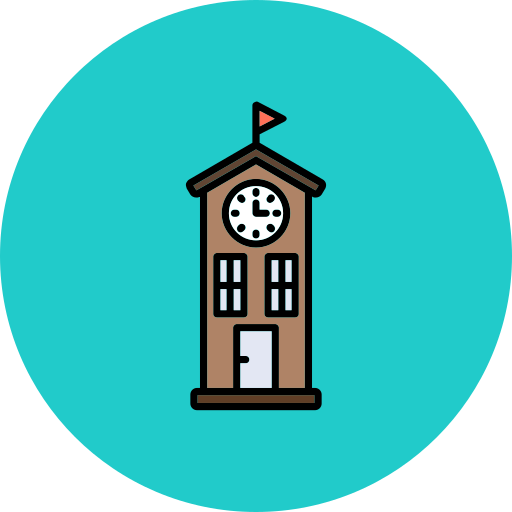 torre del reloj Generic color lineal-color icono