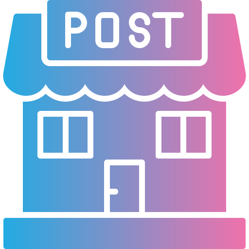 ufficio postale Generic gradient fill icona