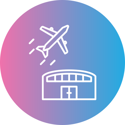 空港 Generic gradient fill icon