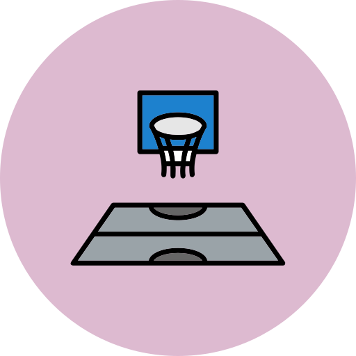 baloncesto Generic color lineal-color icono