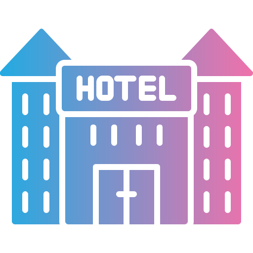 hotel Generic gradient fill icona