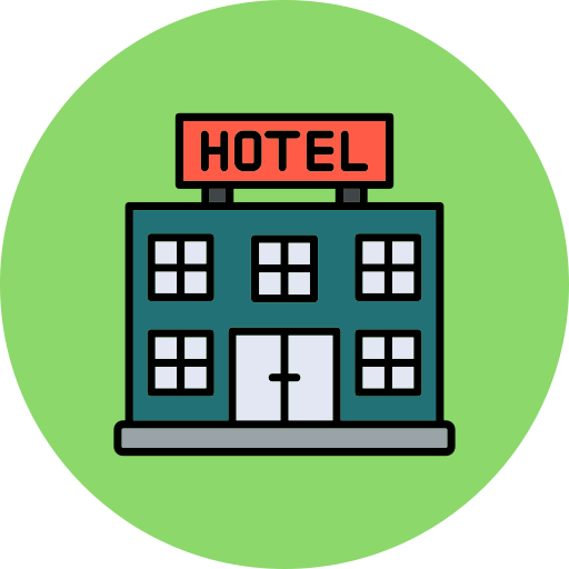 hotel Generic color lineal-color icono