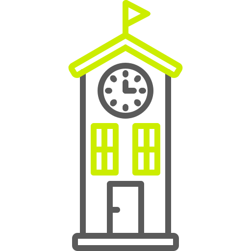 torre del reloj Generic color outline icono