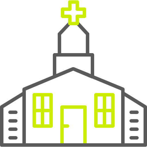 Église Generic color outline Icône