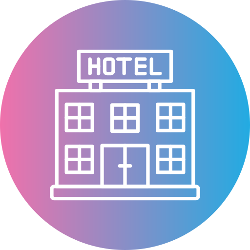 Hotel Generic gradient fill icon