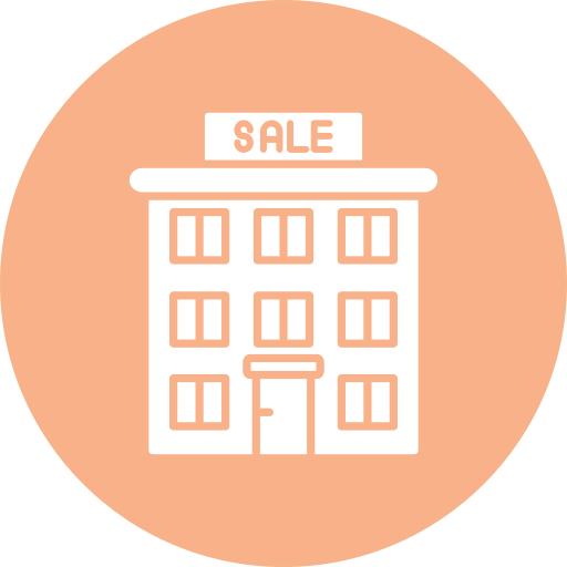 House for sale Generic color fill icon
