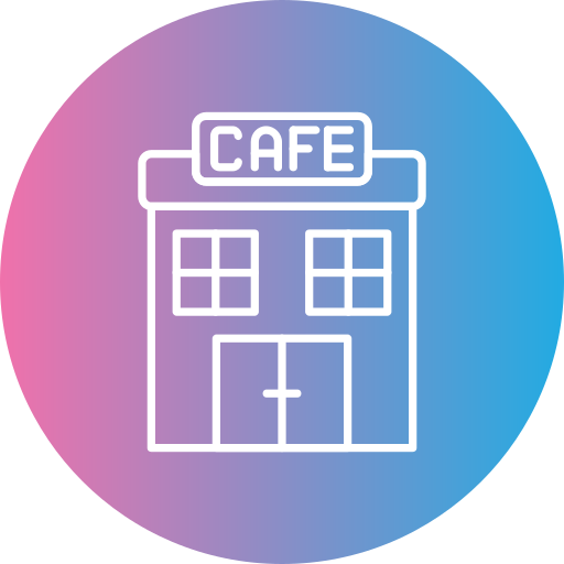 カフェ Generic gradient fill icon