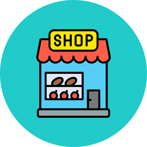 Ice cream shop Generic color lineal-color icon