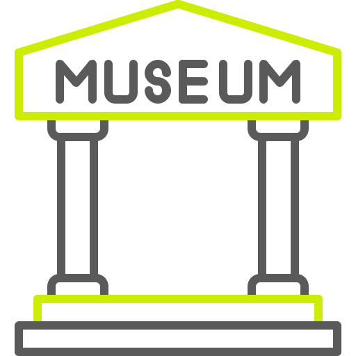 музей Generic color outline иконка