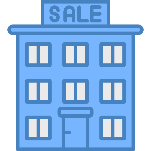 House for sale Generic color lineal-color icon