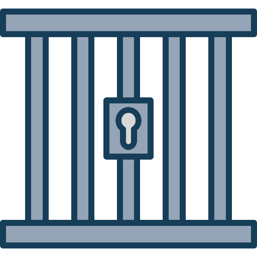 więzienie Generic color lineal-color ikona