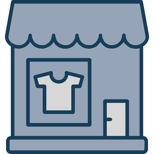 Clothing shop Generic color lineal-color icon
