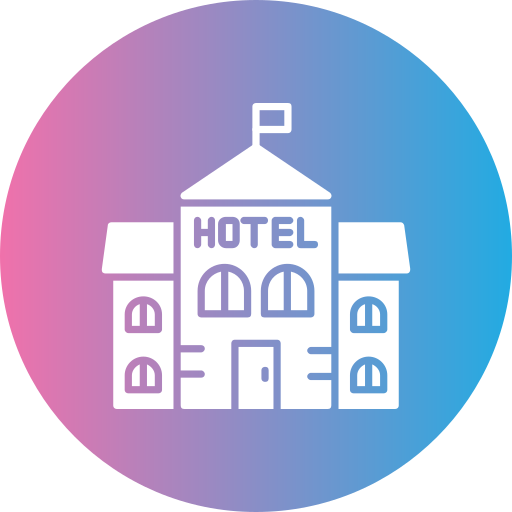 hotel Generic gradient fill ikona
