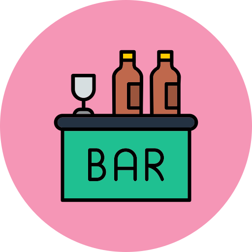 mesa de bar Generic color lineal-color icono
