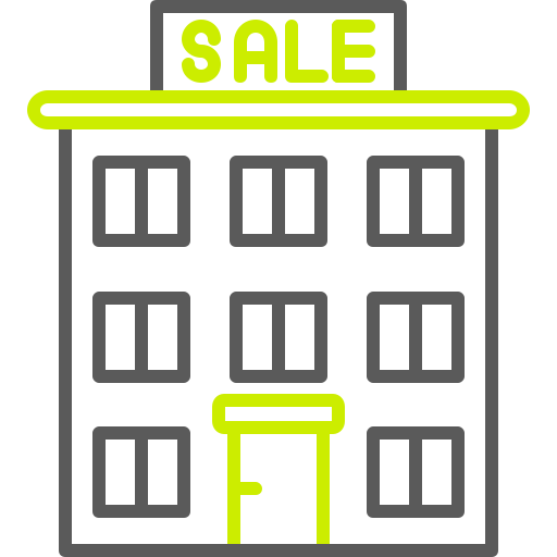 House for sale Generic color outline icon