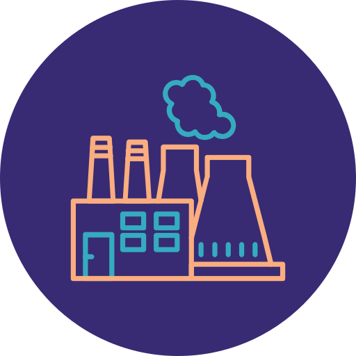 Power plant Generic color fill icon