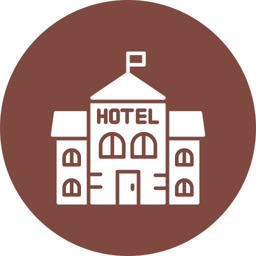 ホテル Generic color fill icon