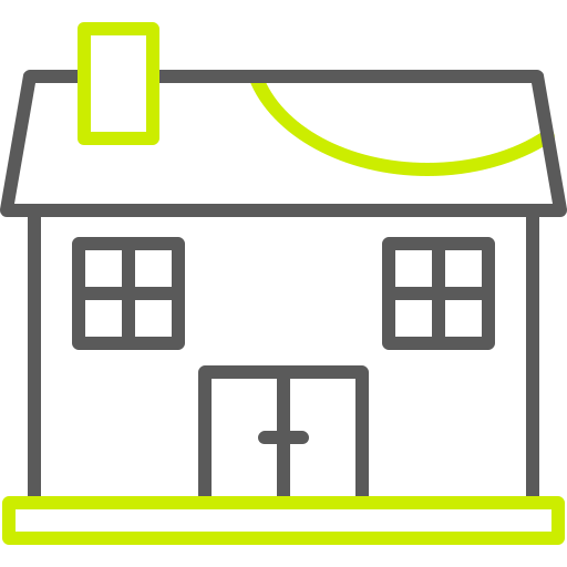 bungalow Generic color outline icon