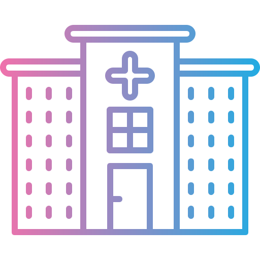 ospedale Generic gradient outline icona