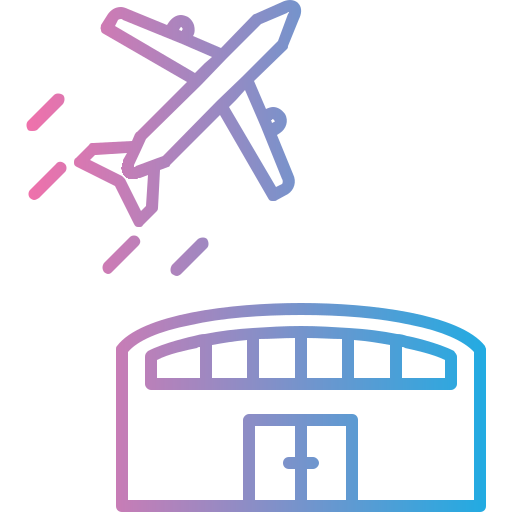 Airport Generic gradient outline icon