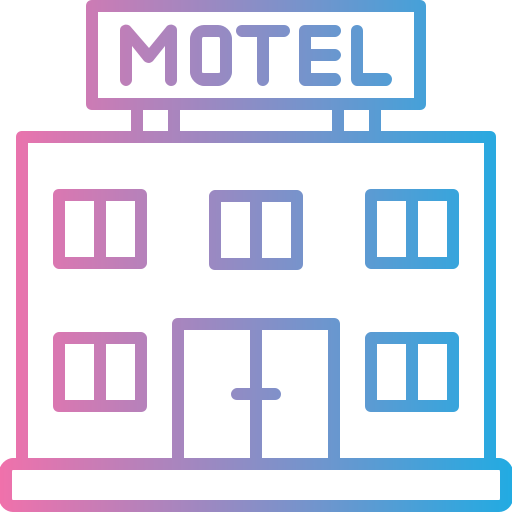 motel Generic gradient outline icona