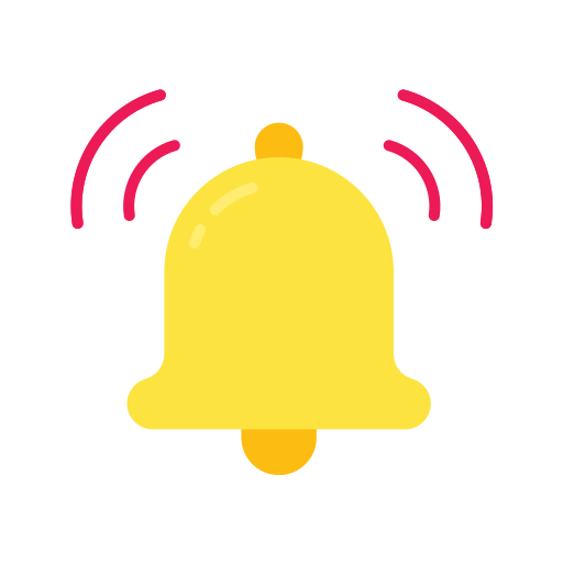 campana de notificación Generic color fill icono