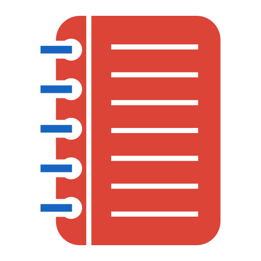 Notebook Generic color fill icon