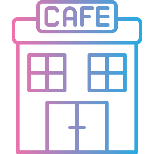 Cafe Generic gradient outline icon
