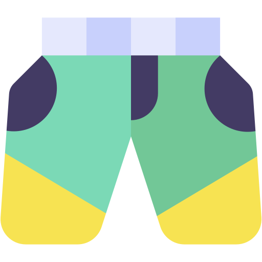 bermudas Generic color fill icono