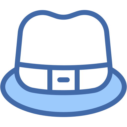 フェドーラ帽 Generic color lineal-color icon