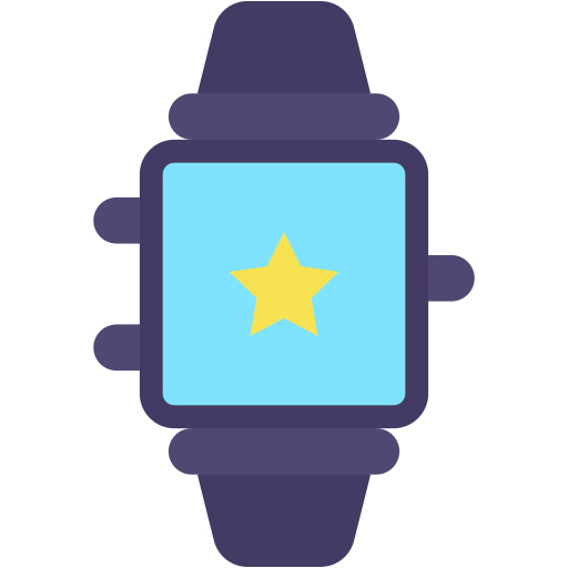 smartwatch Generic color fill icon